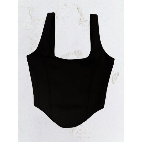 27 BOUTIQUE X KUWALLA Bustier Corset Tank Black  XS - Picture 1 of 6